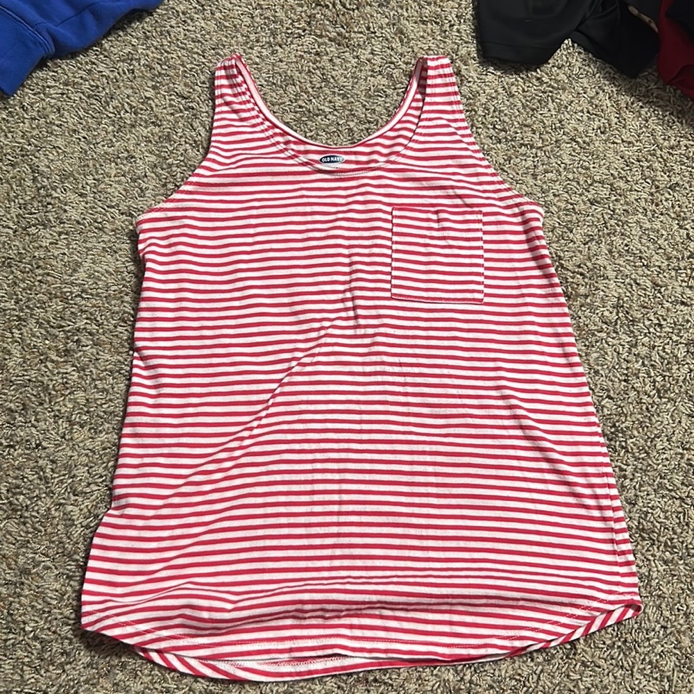 old navy stripped tank top